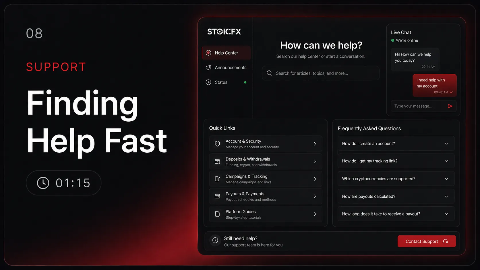 Finding Help Fast — tutorial thumbnail